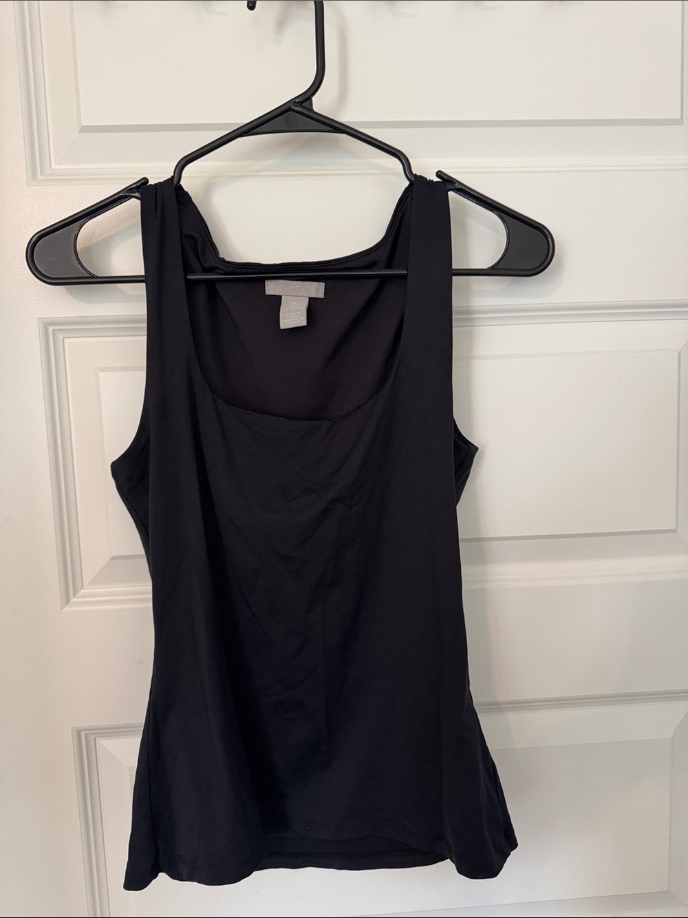 Women’s Black Tank Top - Classic Scoop Neck